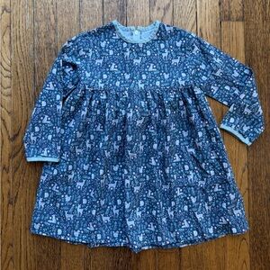 Hannah Kate Navy Tunic with Animal Print size 5